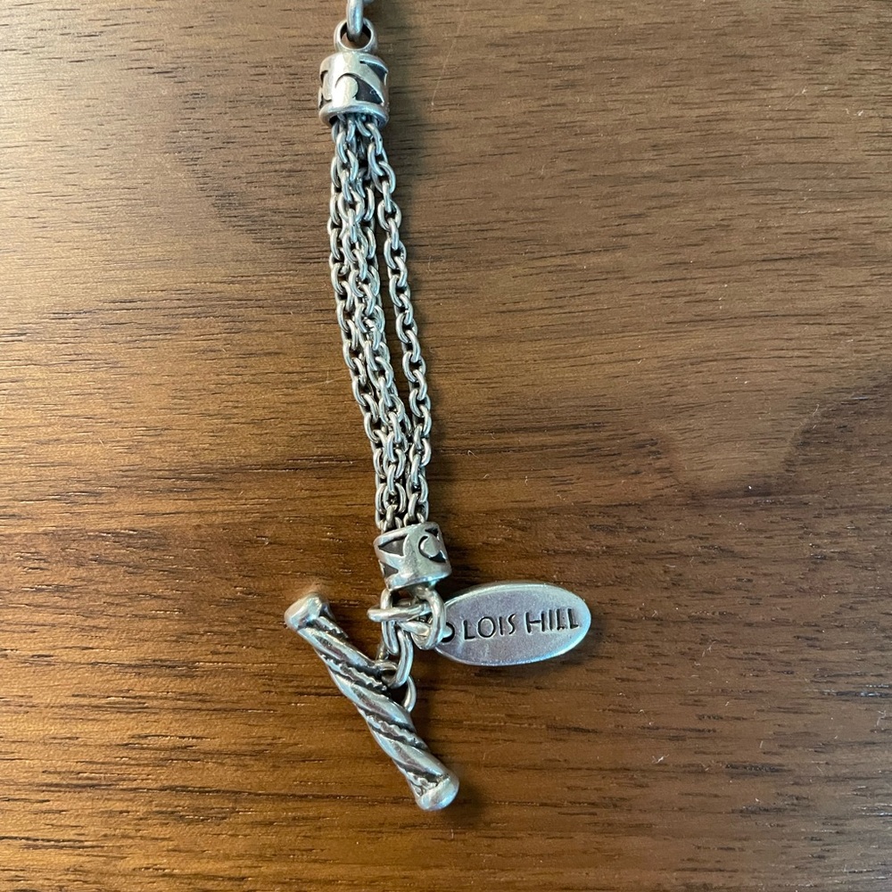 Lois Hill Silver Men's Multi-Strand Bracelet